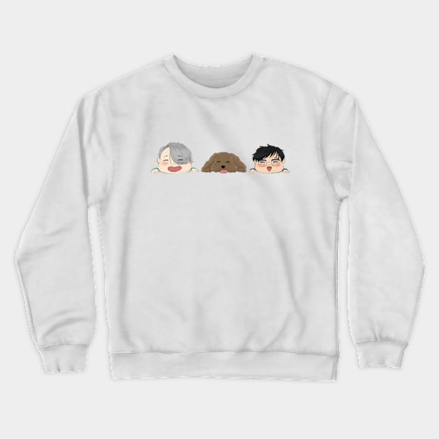 Vic Makka and Yuuri Crewneck Sweatshirt by annamustdie